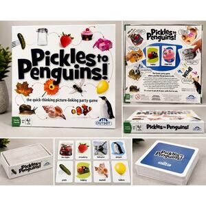 Pickles to Penguins Family Party Board Game Outset Media Complete 528 Cards